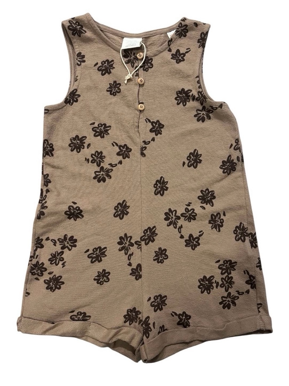 Zara Kids Floral Sleeveless Romper